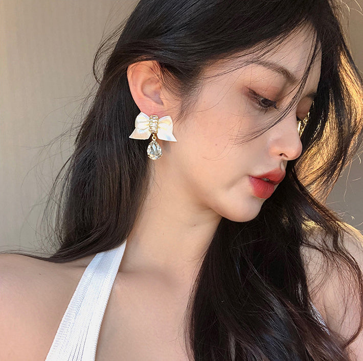 Stylish Elegant Bow Cute Style Earrings