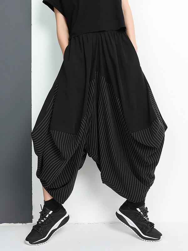 Irregular Split-joint Harem Pants