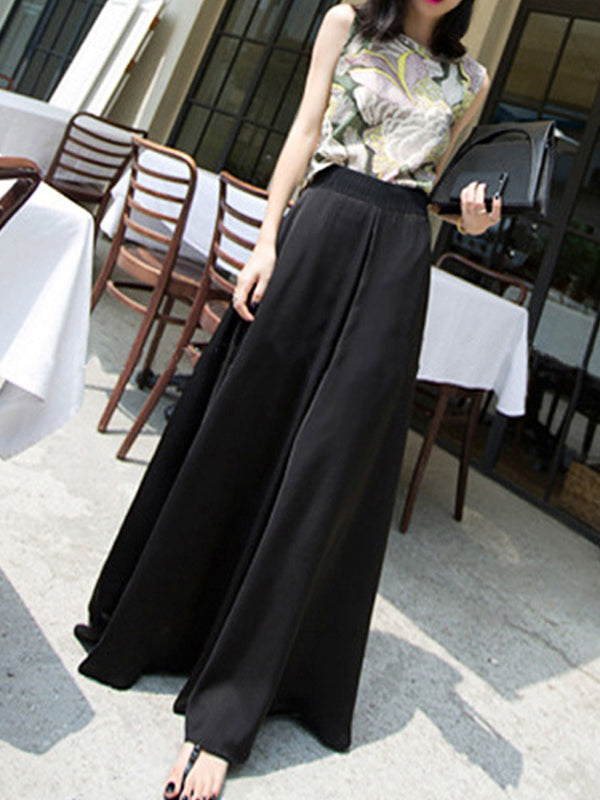 Loose Wide Leg Casual Simple Pants