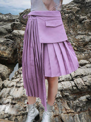 Irregular Split-joint Fashion Skirt