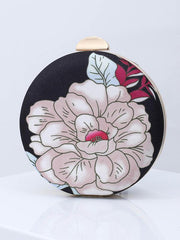 Printed Round Hand Bag