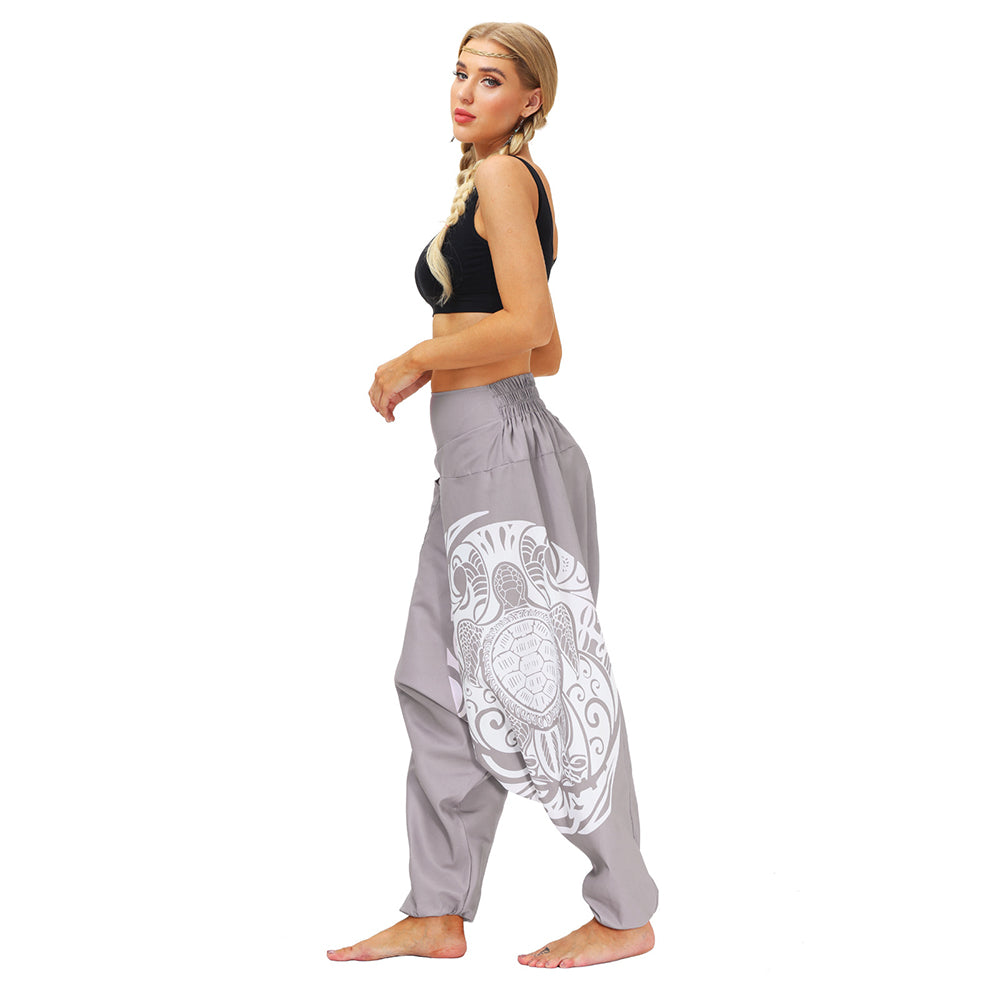 Totem Digital Print Loose Yoga Pants