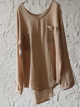 Loose Comfortable Light V-neck Blouses