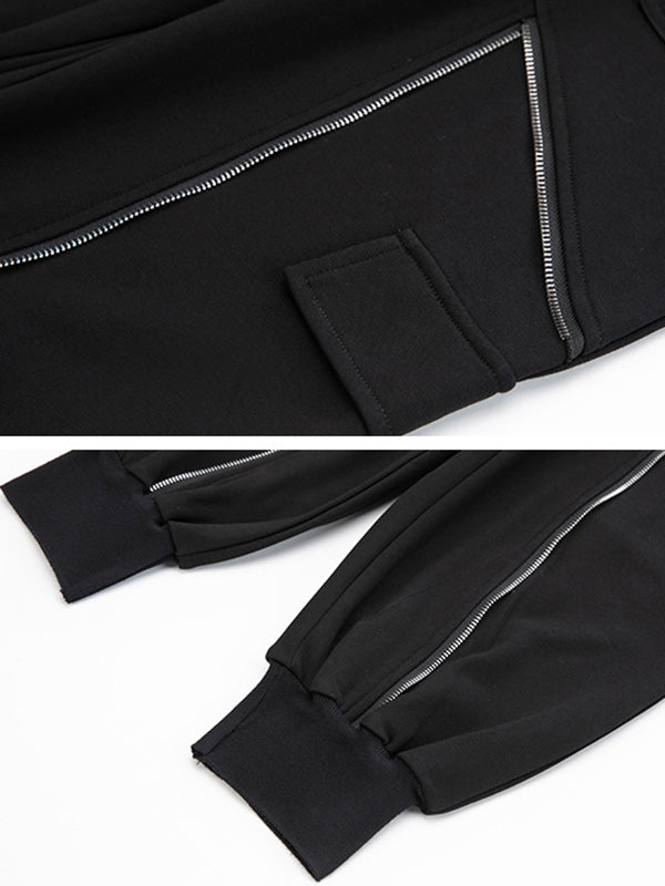 Original Zipper Split-Joint Hip-Hop Casual Harem Pants