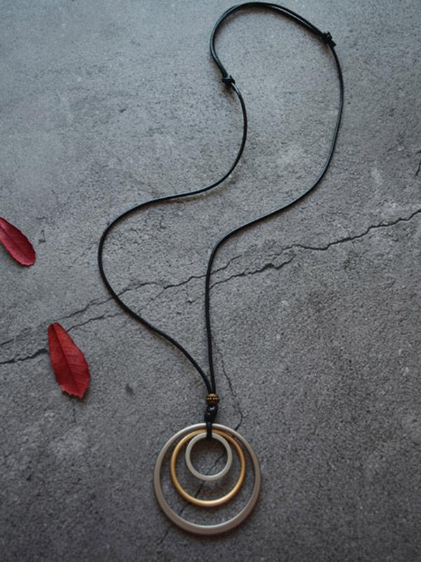 Simple Multi-layer Circle Necklace