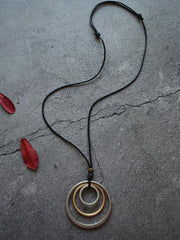 Simple Multi-layer Circle Necklace