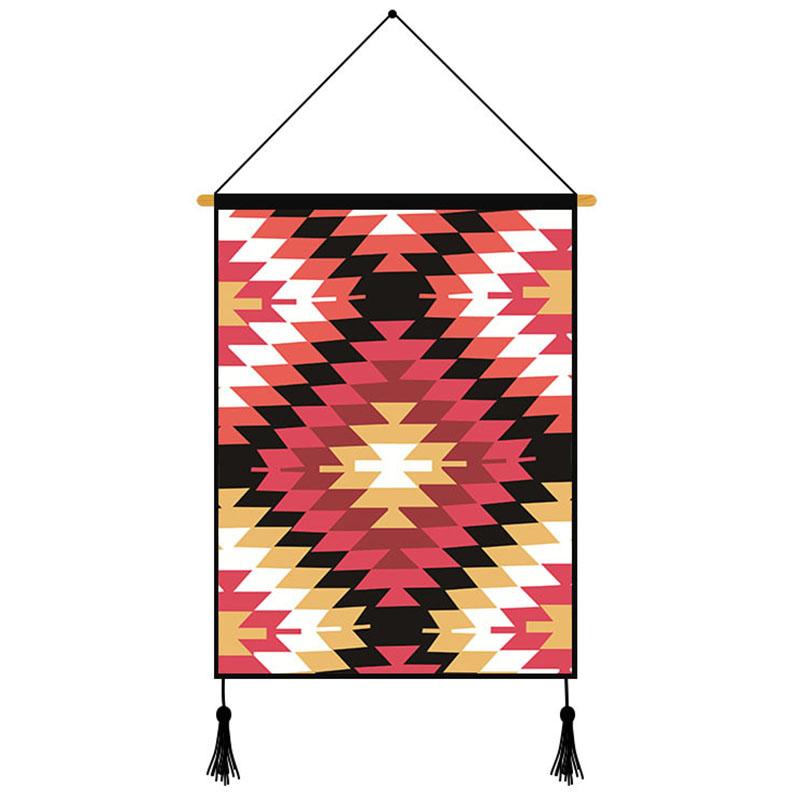 Geometric Pattern Printed Wall Hanging Decoration