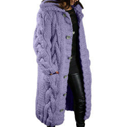 Casual Fashion Hooded Sweater Coat