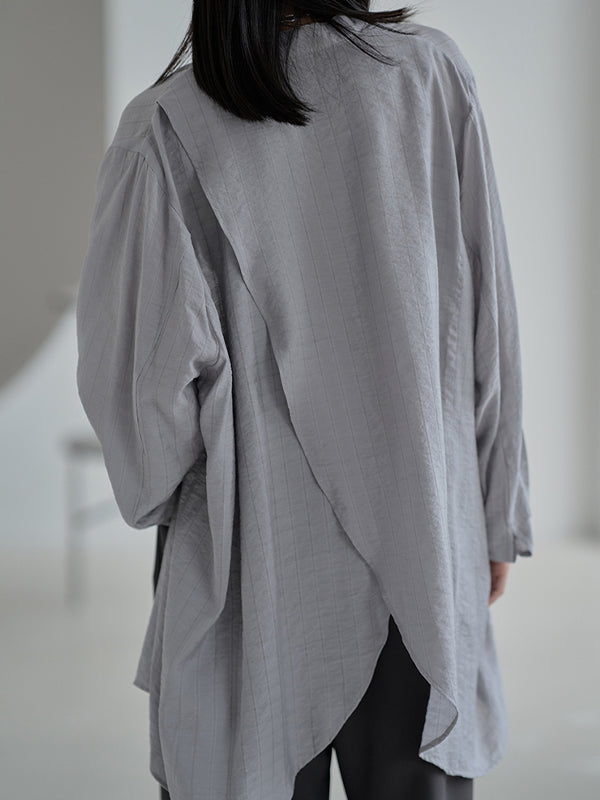 Sun Protected Long Sleeved Simple Blouse