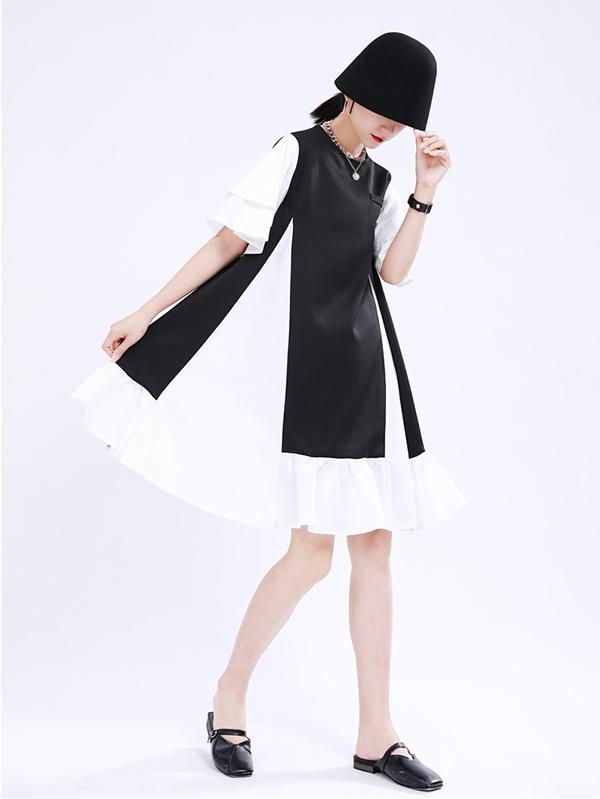 Fashion Original Split-Joint Graceful Mini Dress