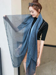 Comfortable Cotton Split-joint Scarf