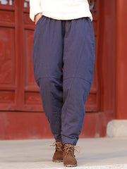 Comfortable Elastic Waist Bloomer Pants