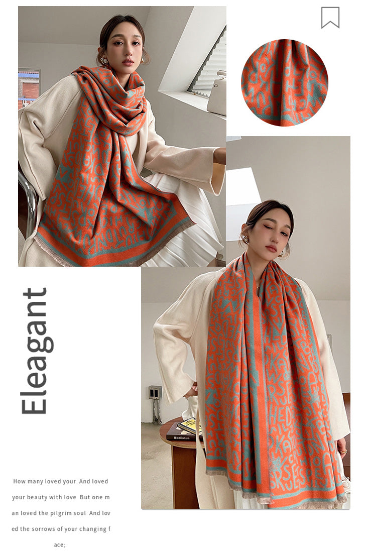 Retro Printed All-Match Scarf Shawl