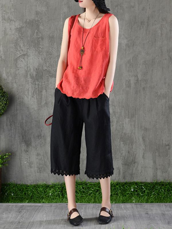 Casual Linen Five Pence Pants