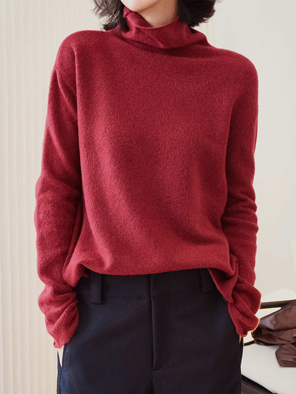 Casual Comfortable Turtleneck Sweater