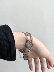 Original Double-Deck Hierarchical Chain Bracelet