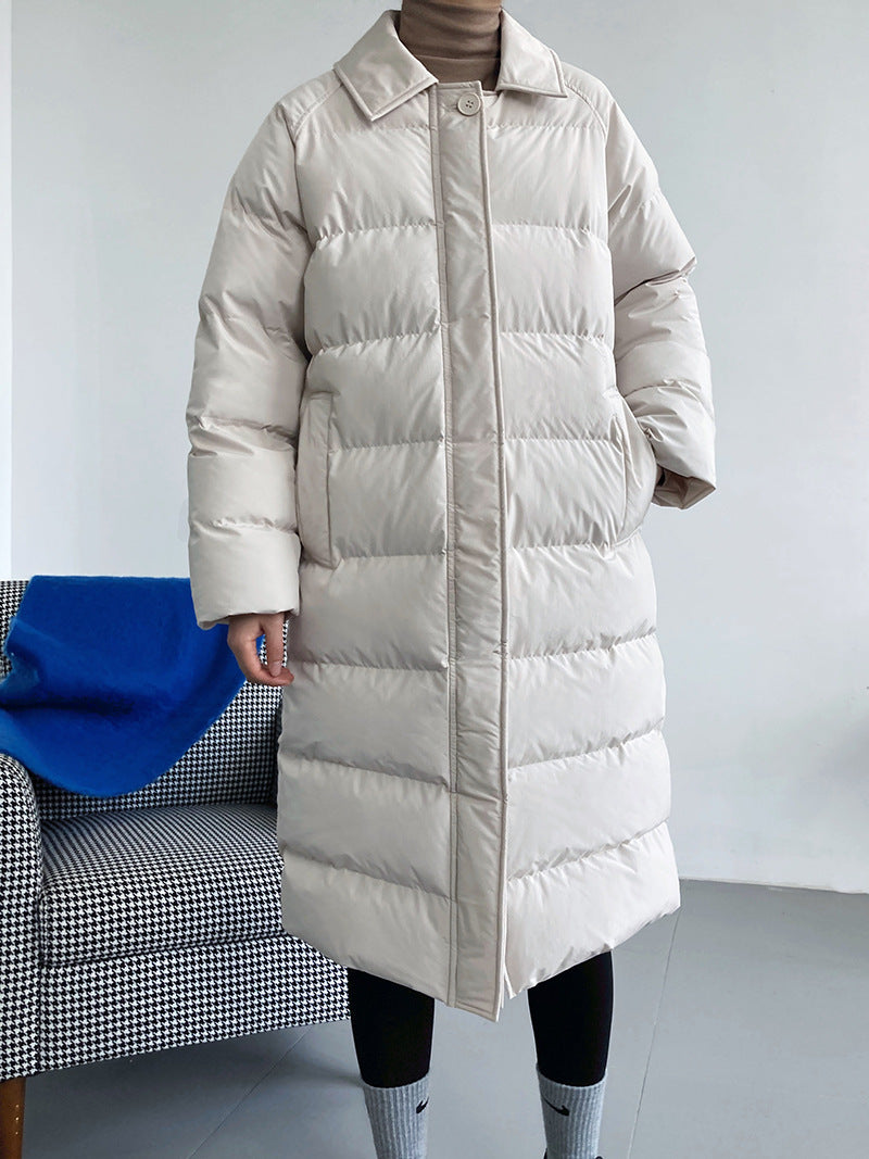 Contracted Long Leisure Down Coat