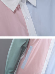 Summer Contrast Color Simple Maxi Dress