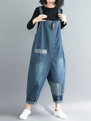 Original With Pocket Denim Jumpsuits