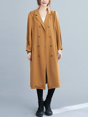 Women Mid-Length Belted Coat