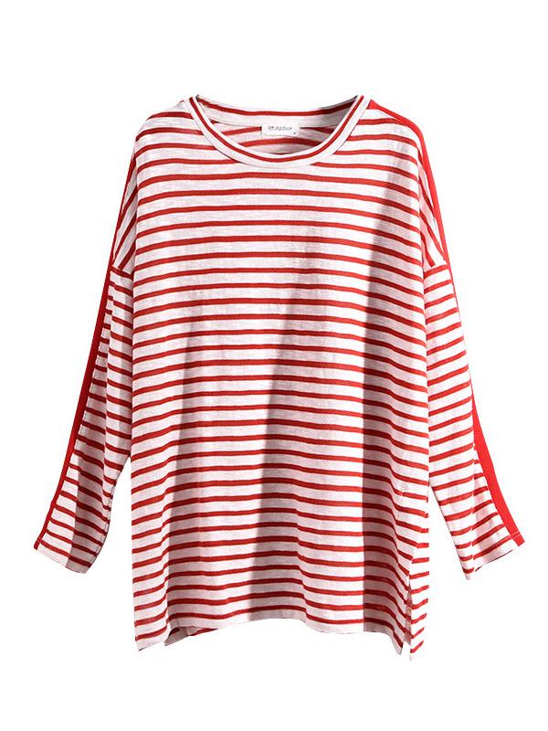 Striped Long-Sleeved T-Shirt