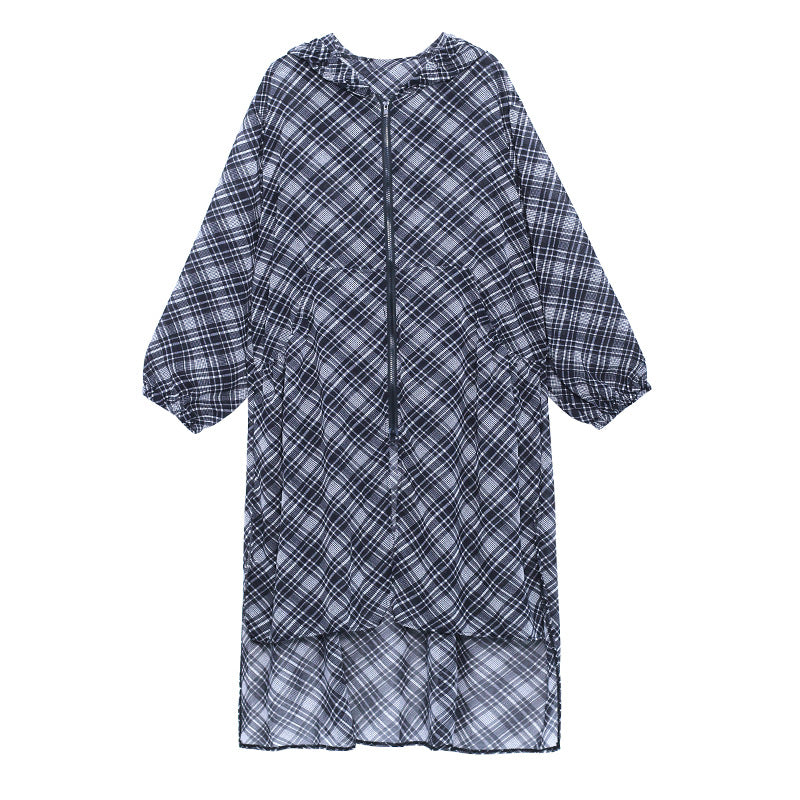 Lightweight Irregular Hooded Loose Casual Shirt