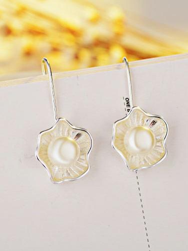 Lotus Pearl Fresh Earrings