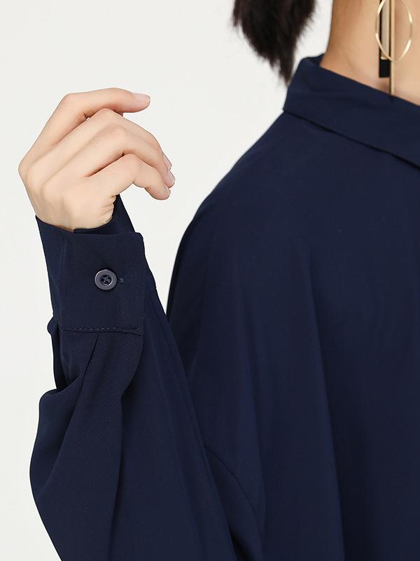 Original Chiffon Cropped Hemline Shirt