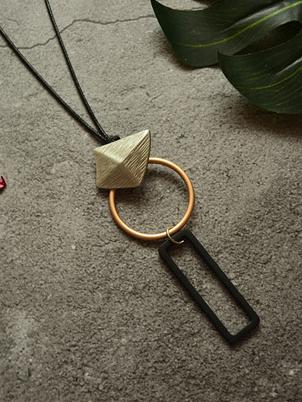 Geometry Simple Long Necklace