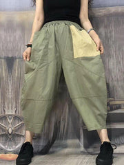 Artistic Retro Elasticity Harem Pants