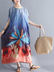 Oose Comfortable Printed  Long Dress