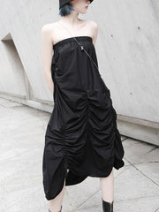 Irregular Pleated Skirt