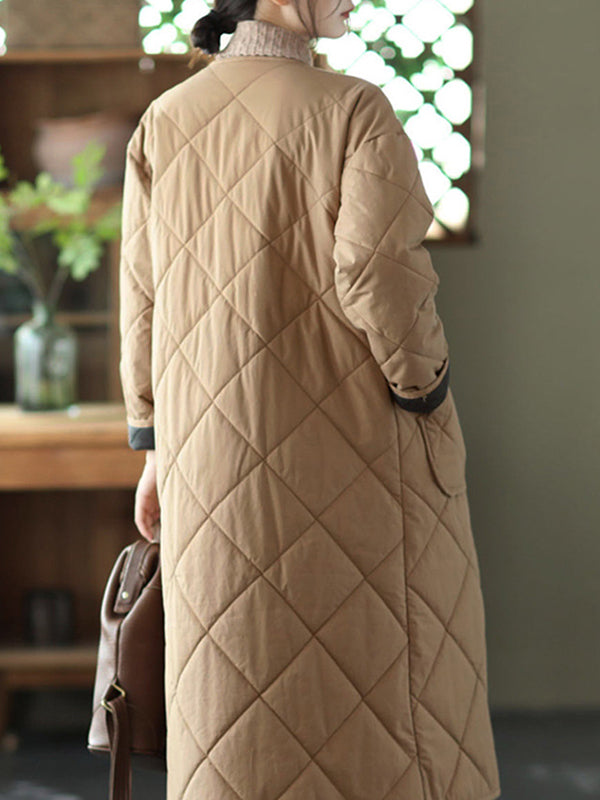 Loose Single-Breasted Casual Coat