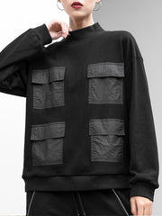 Women Round Neck Pullover Sweatshirt