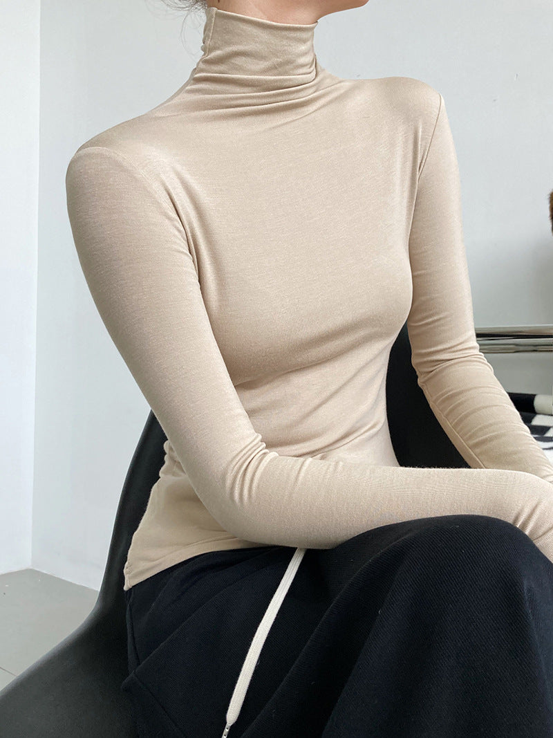 Casual Comfortable Turtleneck T-Shirt