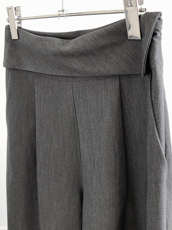 Solid Color Loose Empire Wide Leg Pants