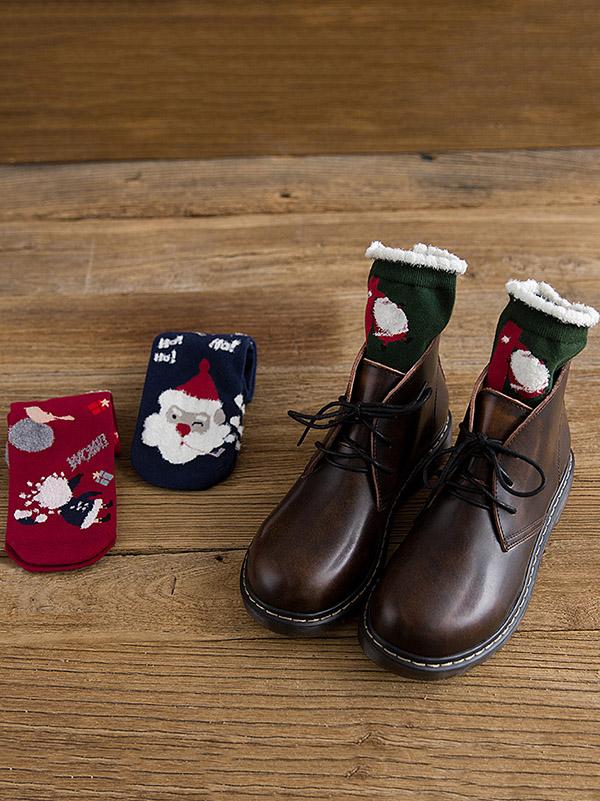 Christmas Elements Cotton Stockings