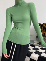 Casual Comfortable Turtleneck T-Shirt
