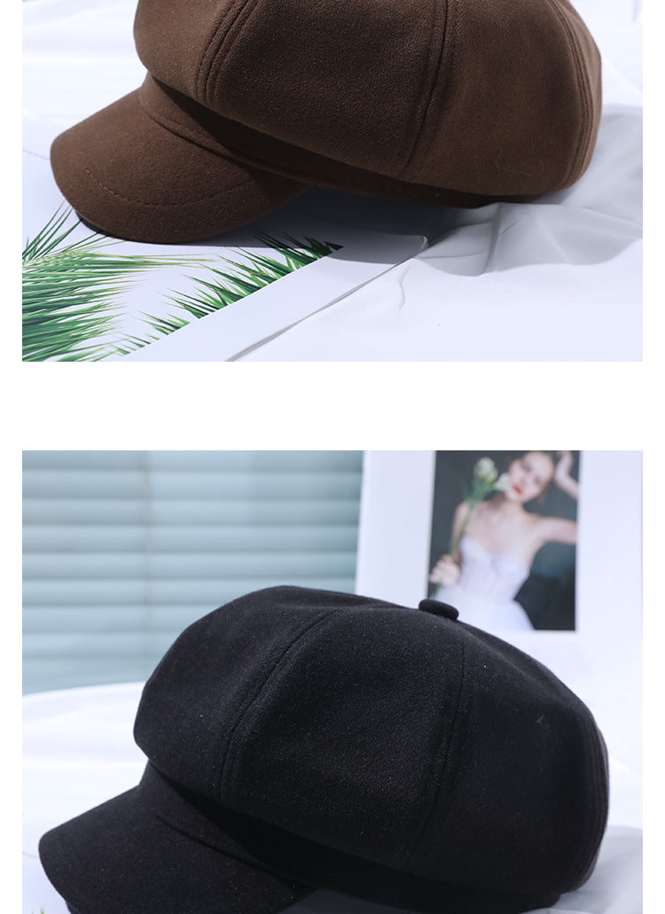 Retro Classic Solid Color Berets