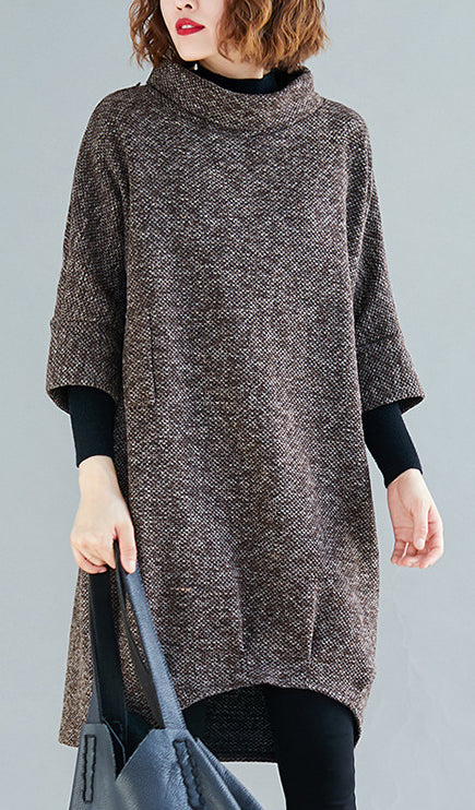 Plus Size Knitted Loose Dress