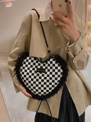 Casual Fashion Heart-Shaped Shoulder Bag