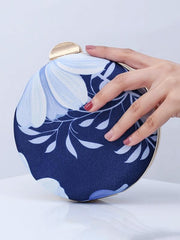 Printed Round Hand Bag