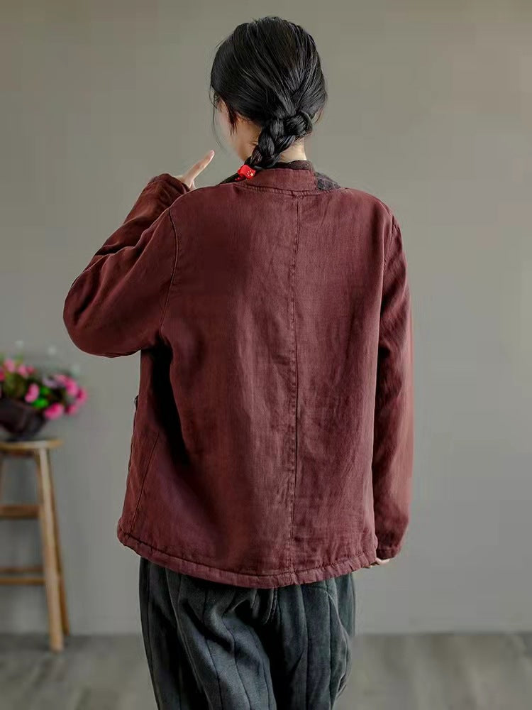 Vintage Coil Button Loose Coat