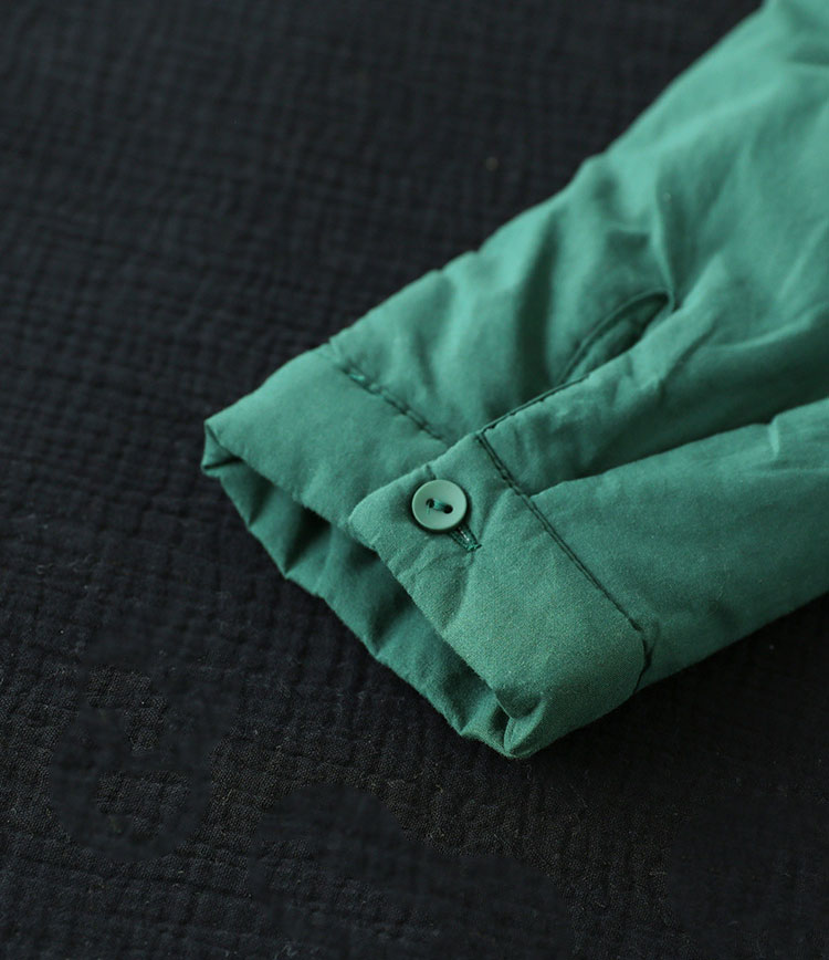 Retro Solid Color Lapel Collar Cotton Shirt