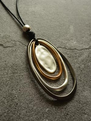 Multilayer Circle Long Necklace