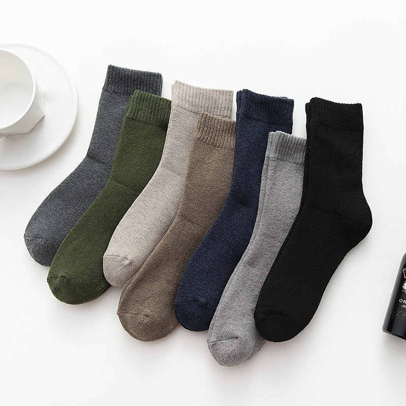 5 Pairs Of Solid Color Socks