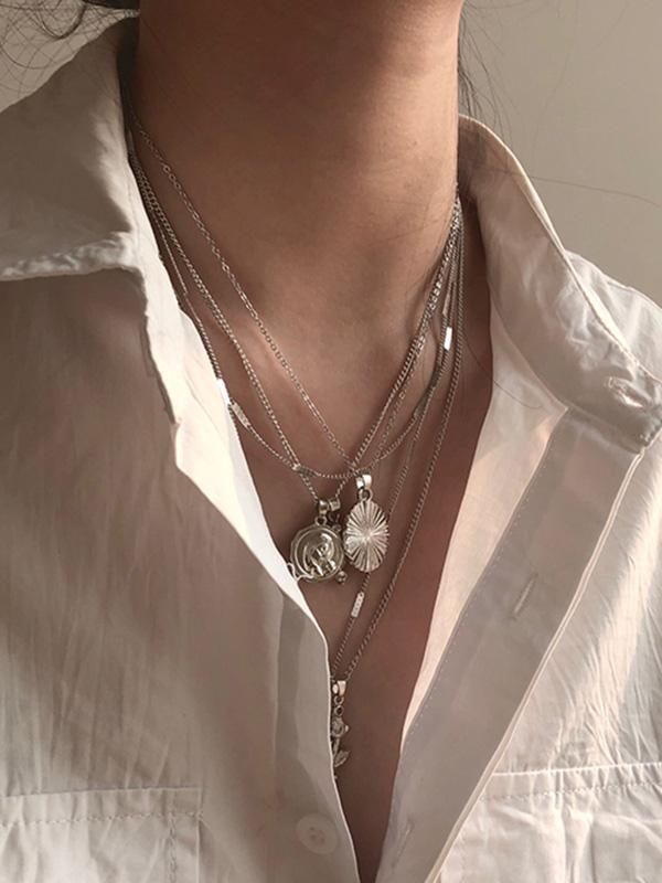 5 Chains Fashion Necklace