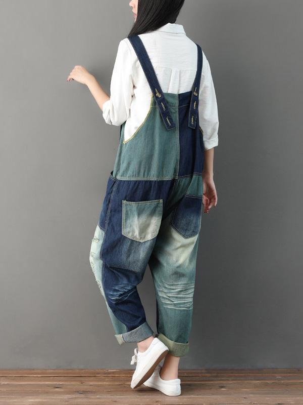 Loose Split-joint Jumpsuit