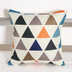 Triangle Plaid Pillow Case