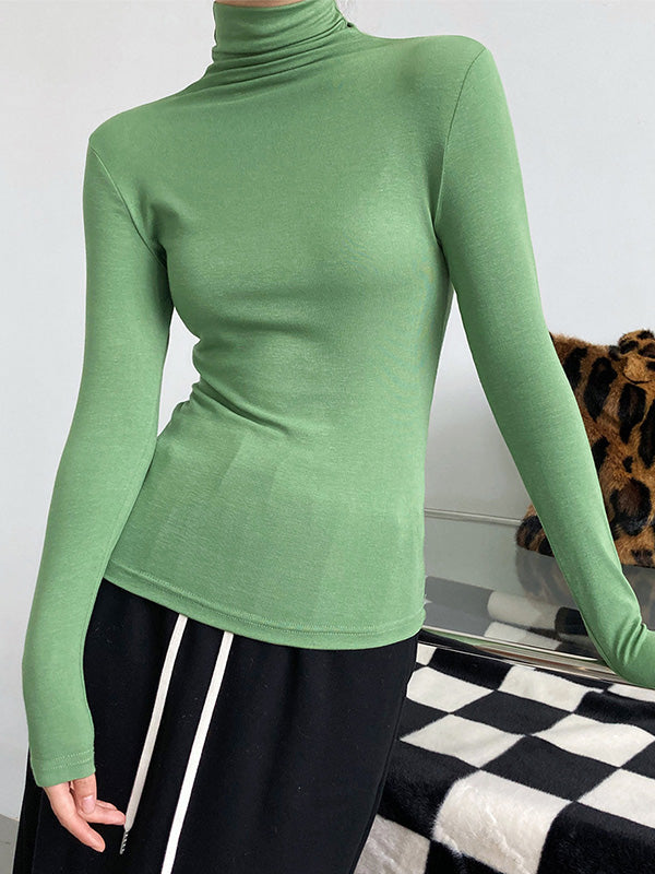 Casual Comfortable Turtleneck T-Shirt